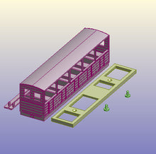 Load image into Gallery viewer, 4mm Scale Bredgar and Wormshill Light Railway Coach 3
