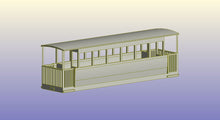 Load image into Gallery viewer, 4mm Scale Bredgar and Wormshill Light Railway Coach 6/7