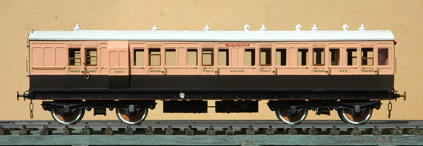 1:32 Scale FCWD L&SWR 45ft Brake Composite Carriage