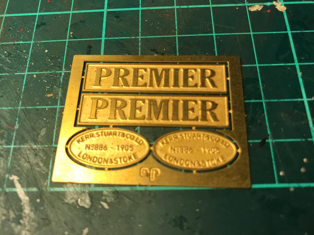 16mm Scale Bowaters Paper Railway Nameplate Set