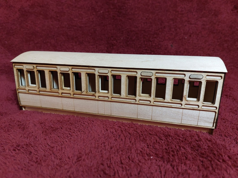 KBW Kits Generic 6 Compartment 3rd Class 6 Wheel Coach