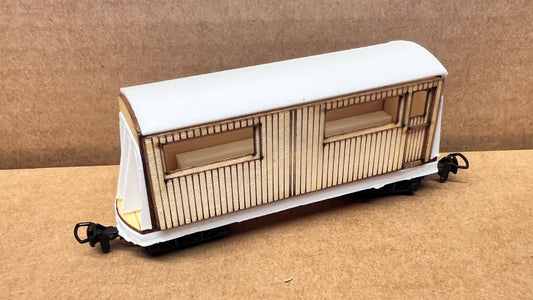 4mm Scale Bowaters Paper Railway Coach 659