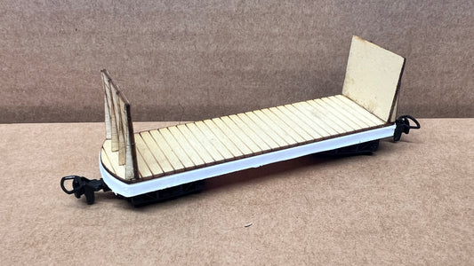 4mm Scale Bowaters Paper Railway 10 Ton Kerr Stuart Pulp Wagon