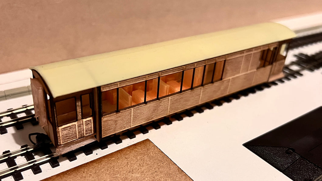 4mm Scale Welsh Highland Railway Brake Coach No.2090