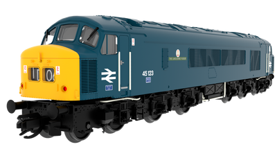 Class 45 45123 "The Lancashire Fusilier" BR Blue With Headcode Blinds / DCC Ready
