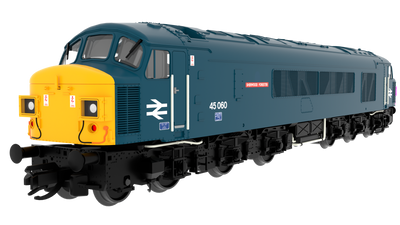 Class 45 45060 "Sherwood Forester" BR Blue With Domino Headcodes / DCC Ready
