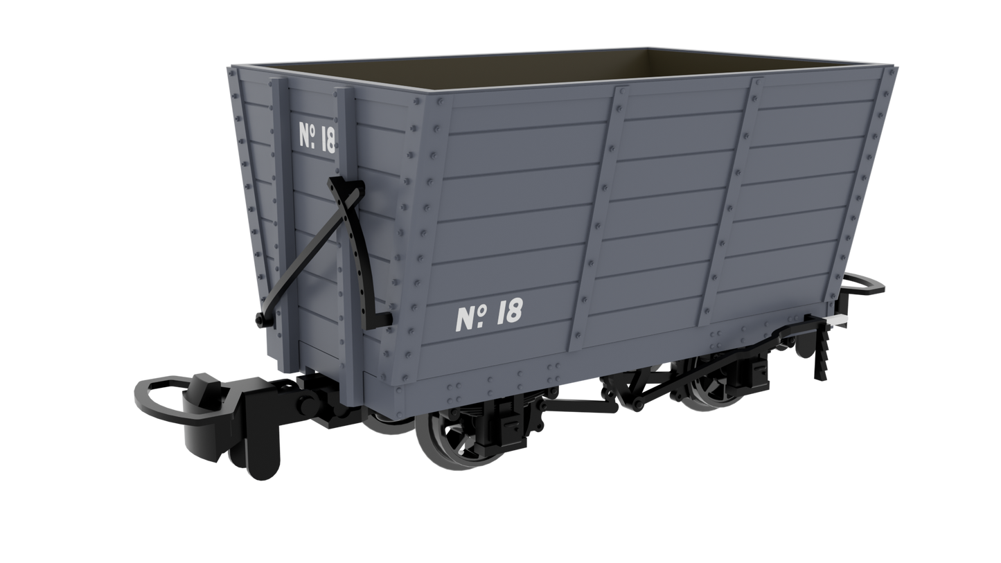 4mm Scale Rapido UK - ‘All-Purpose’ Wooden Coal Hopper