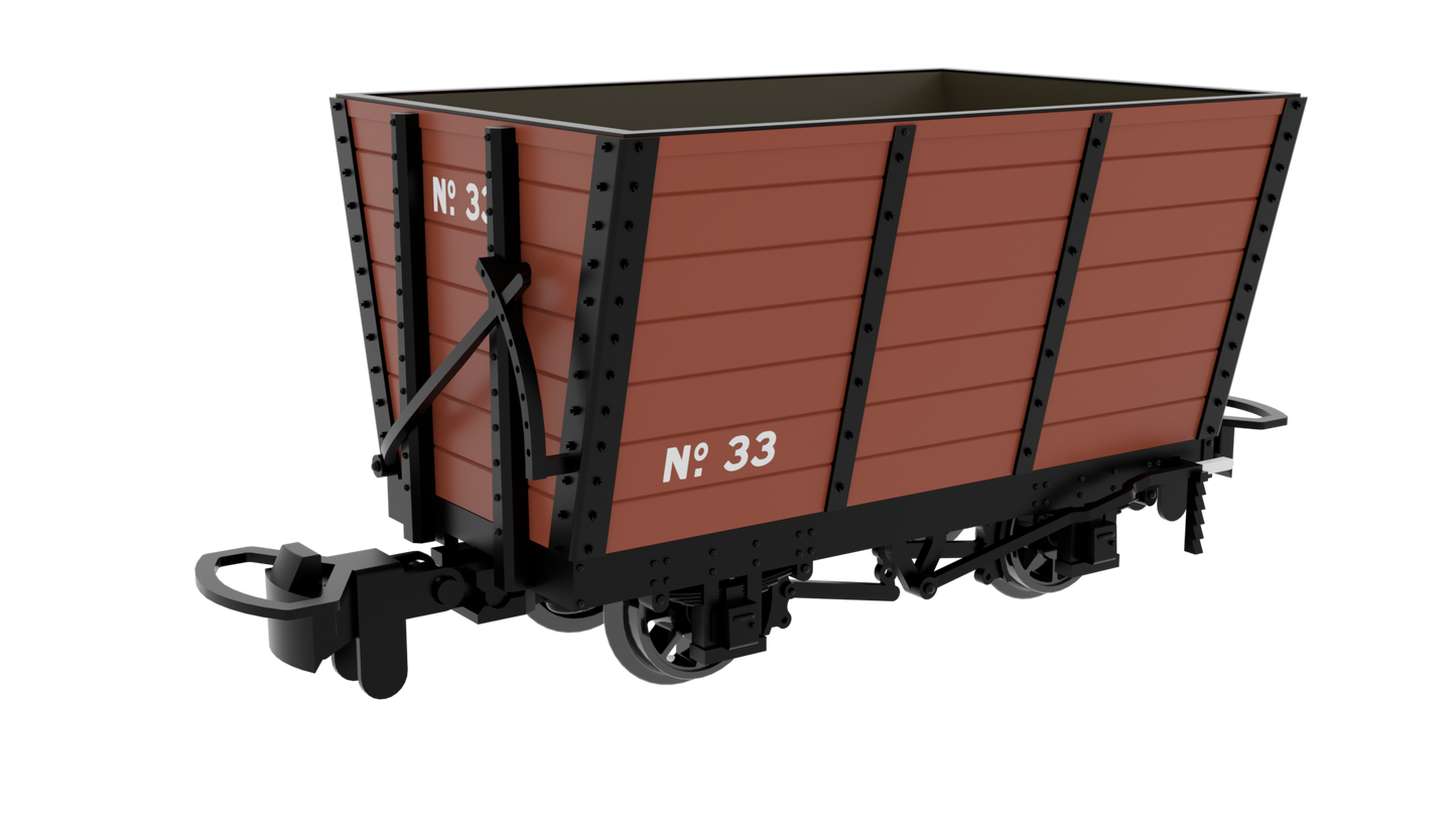 4mm Scale Rapido UK - ‘All-Purpose’ Wooden Coal Hopper