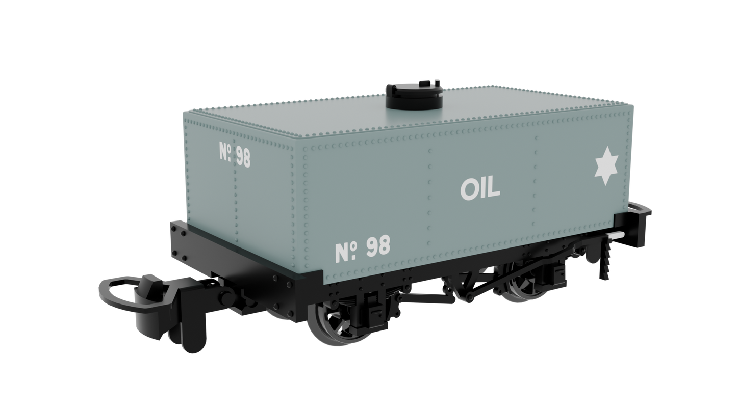 4mm Scale Rapido UK - ‘All-Purpose’ Rectangular Tank Wagon