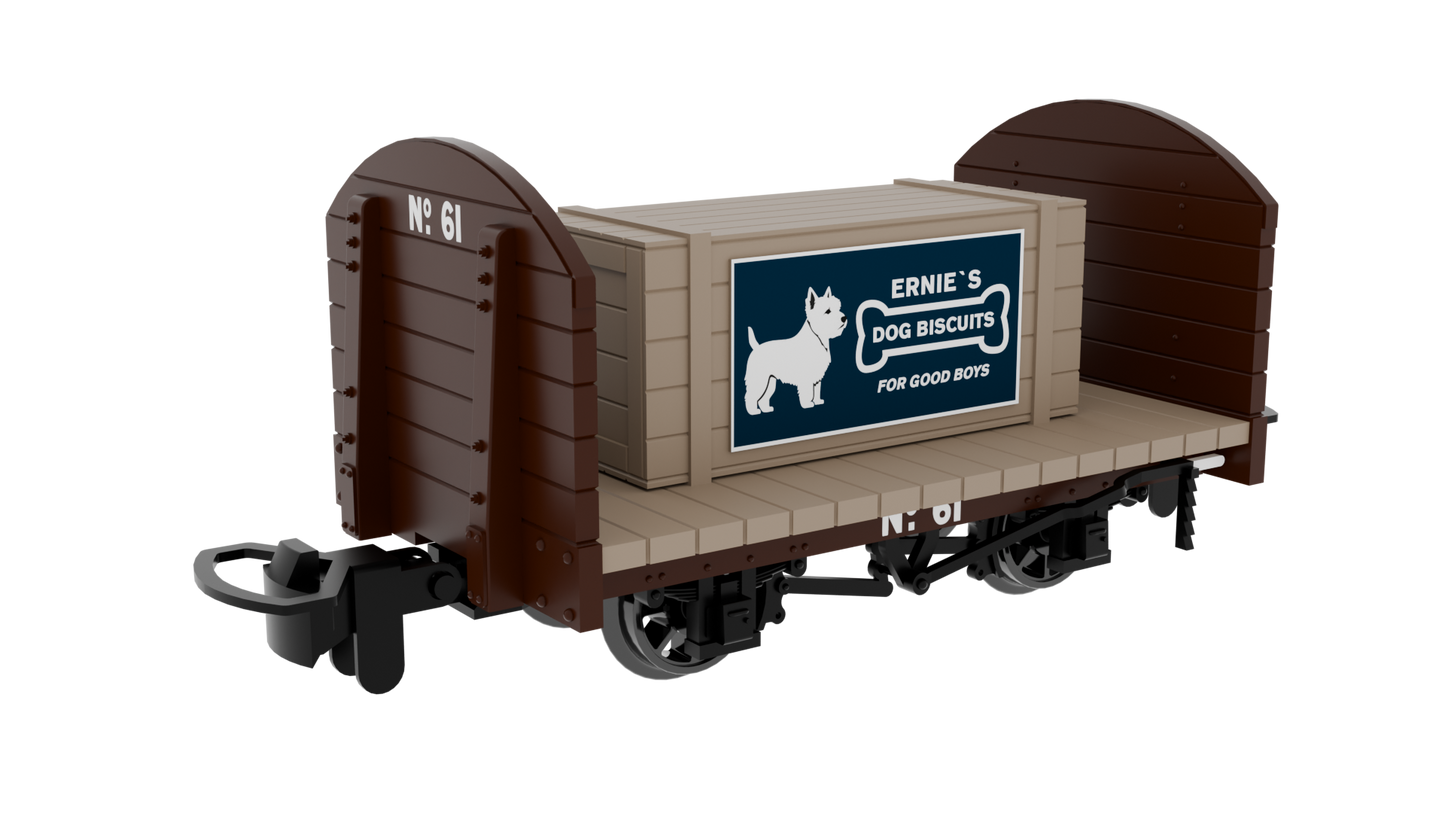 4mm Scale Rapido UK - ‘All-Purpose’ Round-Ended Flat Wagon