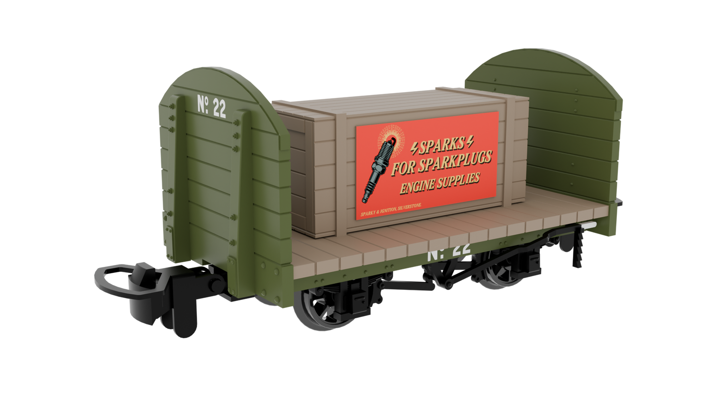 4mm Scale Rapido UK - ‘All-Purpose’ Round-Ended Flat Wagon