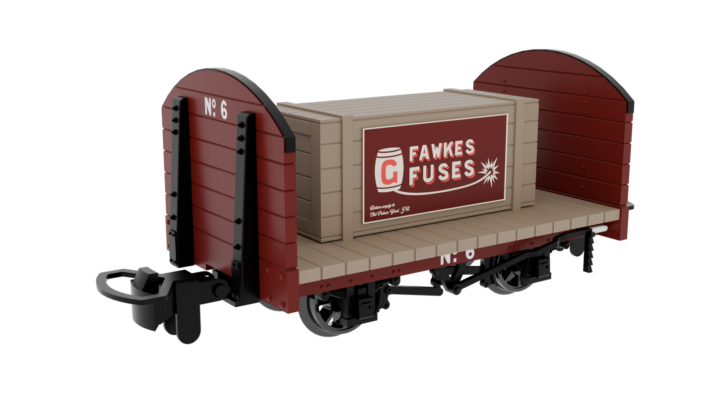 4mm Scale Rapido UK - ‘All-Purpose’ Round-Ended Flat Wagon