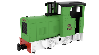 DCC Ready / 009 Fowler Resilient - Light Green 'Layer'