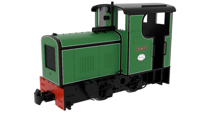 DCC Ready / 009 Fowler Resilient - Lined Green 'Dinmor'