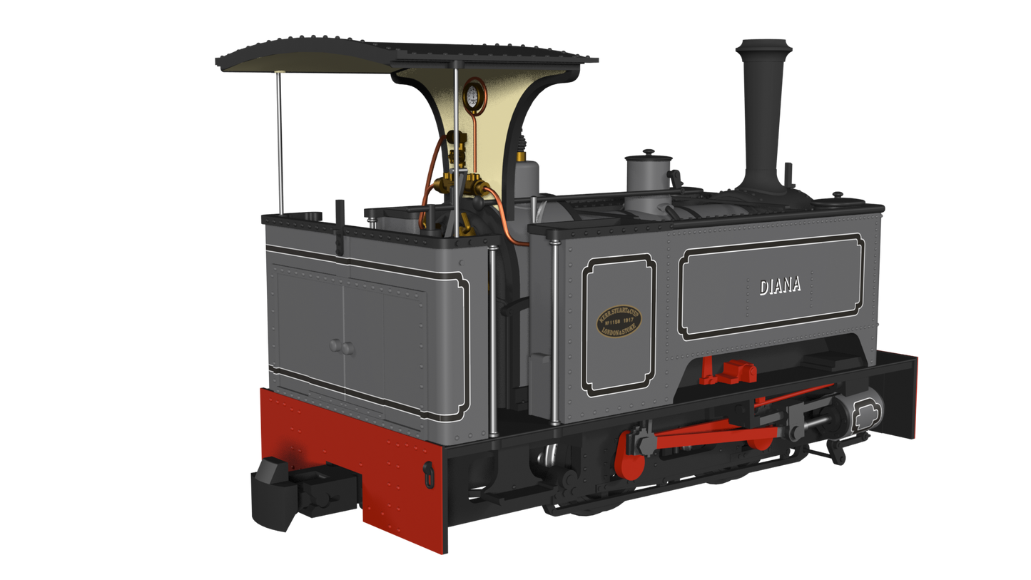 4mm Scale Rapido UK - Kerr, Stuart & Co. Sirdar (Long-Tank)