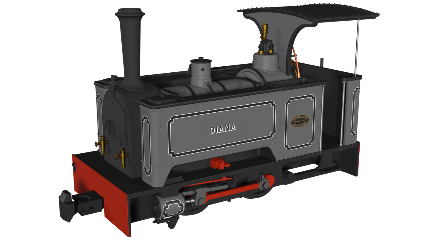 4mm Scale Rapido UK - Kerr, Stuart & Co. Sirdar (Long-Tank)
