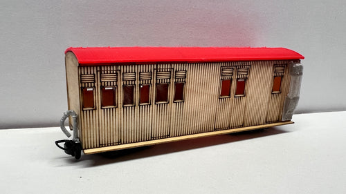 4mm Scale South African Railways NG-T1 Brake 3rd Coach