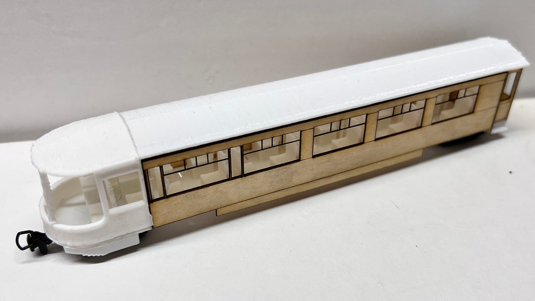 4mm Scale Welsh Highland Railway Pullman Observation Coach No.2100 Glaslyn
