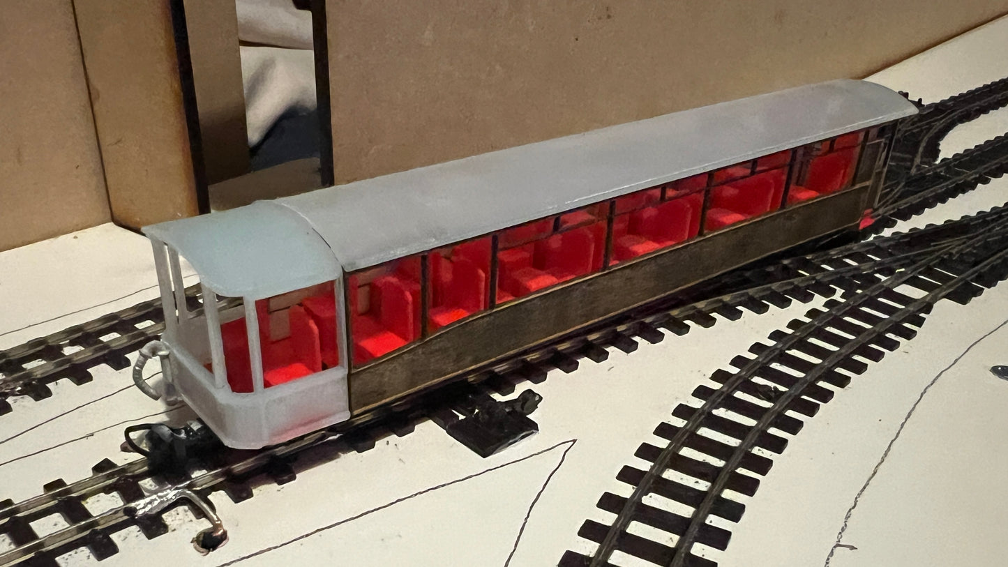 4mm Scale Ffestiniog Railway All 1st Observation Coach No.152