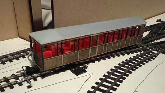4mm Scale Ffestiniog Railway All 1st Observation Coach No.100