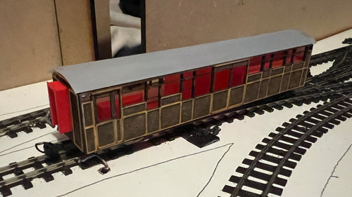 4mm Scale Ffestiniog Railway Service Coach No.124