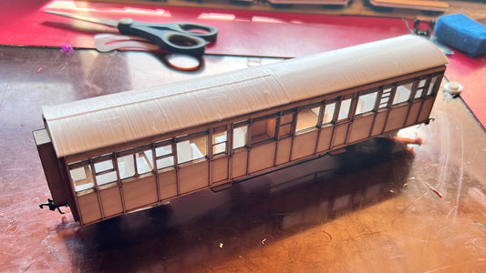 7mm Scale Ffestiniog Railway All 3rd Coach No.105
