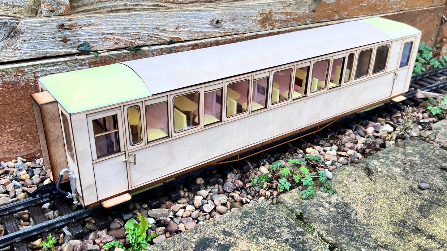 16mm Scale Next Generation - Ffestiniog Railway All 3rd Coach No.119