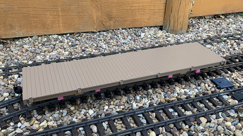 7/8ths Scale Sandy River and Rangeley Lakes Railroad Flat Car - 24ft