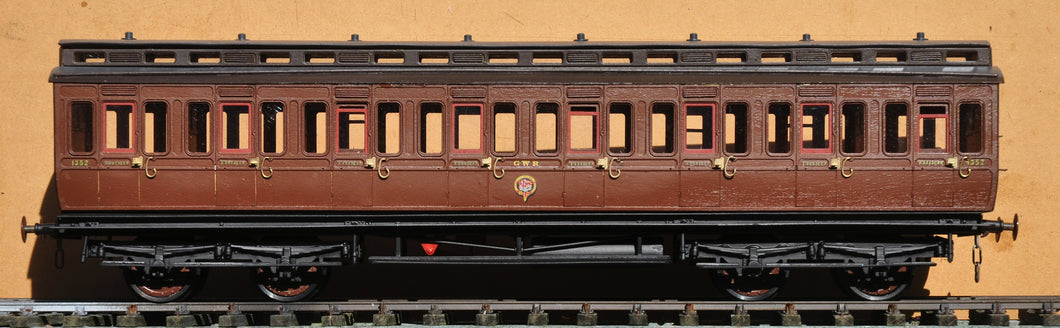 10mm Scale FCWD GWR C.22 46ft All Third Carriage