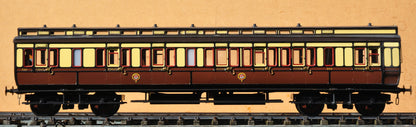 1:32 Scale FCWD GWR D.39 56ft Lavatory Brake semi-corridor composite carriage (Falmouth Coupe)