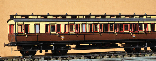 1:32 Scale FCWD GWR D.39 56ft Lavatory Brake semi-corridor composite carriage (Falmouth Coupe)