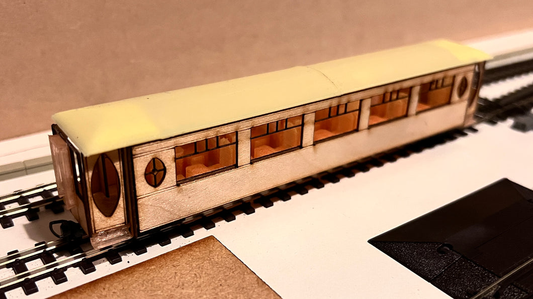 4mm Scale Welsh Highland Railway Pullman Coach No.2115 Bodysgallen