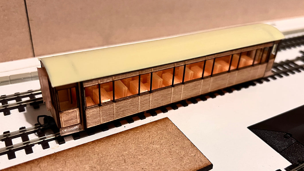 4mm Scale Welsh Highland Railway All 3rd Coach No.2042