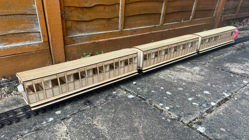 15mm Scale Isle of Man Railway 'Small F' Multipack - 1894/1896 Coaches
