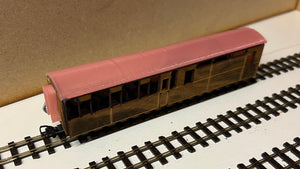 4mm Scale Ffestiniog Railway All 3rd Buffet Coach No.114