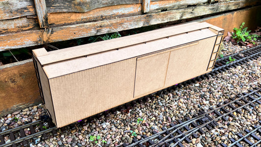 7/8ths Scale Sandy River and Rangeley Lakes Railroad Box Car - 28ft