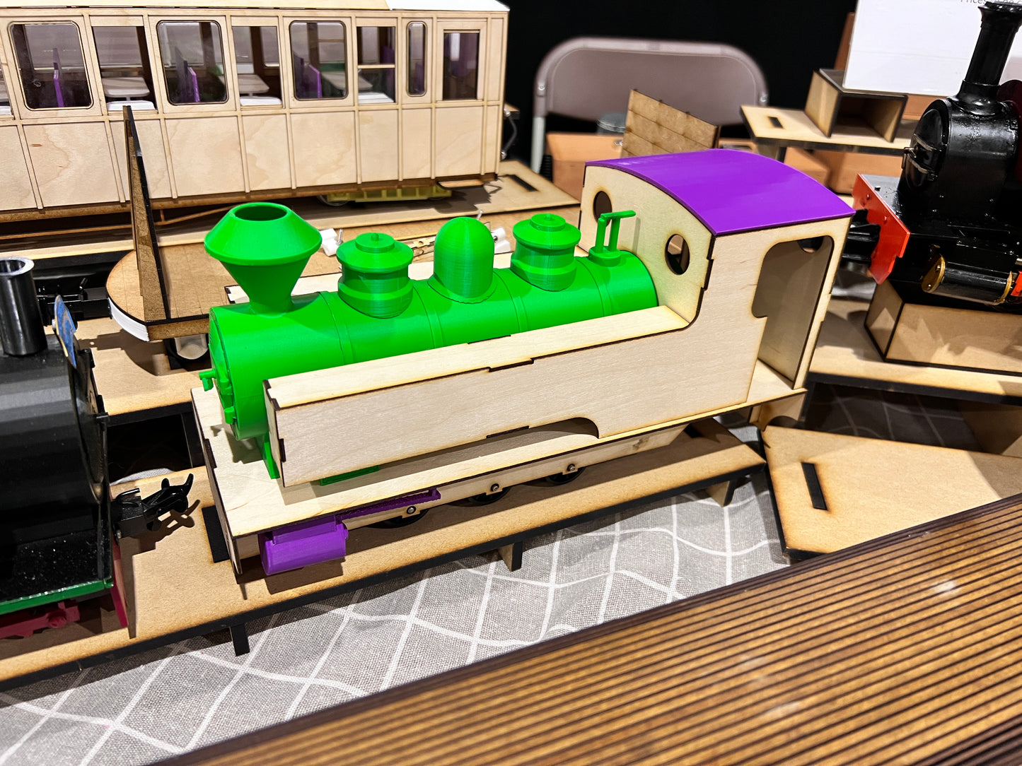 16mm Scale Bowaters Paper Railway Bagnall Baratto ‘Superb’