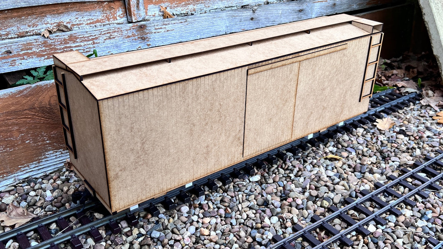 7/8ths Scale Sandy River and Rangeley Lakes Railroad Box Car - 24ft