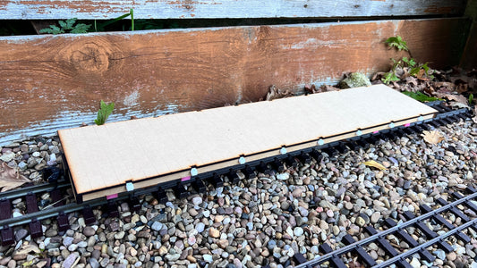 7/8ths Scale Sandy River and Rangeley Lakes Railroad Flat Car - 28ft