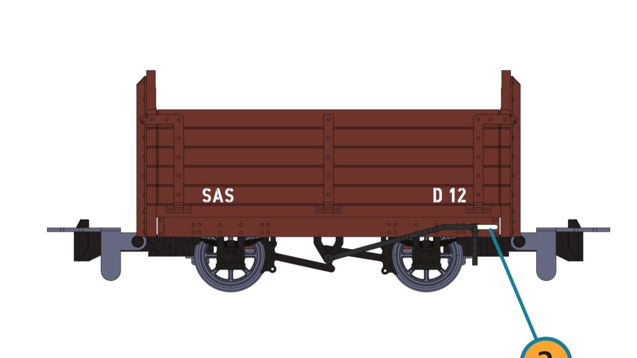 4mm Scale Rapido UK - South African Railways What If 4w Open Wagon