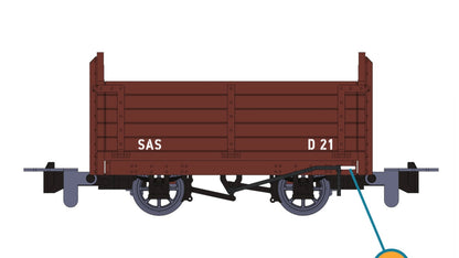 4mm Scale Rapido UK - South African Railways What If 4w Open Wagon
