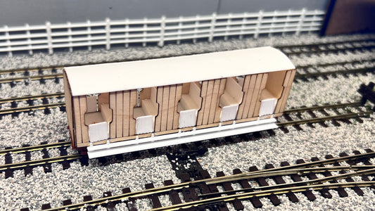 4mm Scale Chattenden & Upnor Railway Coach 196 as Preserved