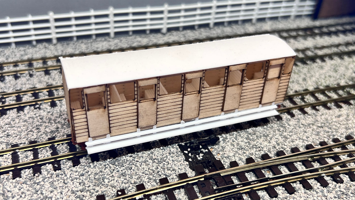 4mm Scale Chattenden & Upnor Railway Coach 204