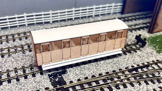 4mm Scale Chattenden & Upnor Railway Coach 199 as Preserved