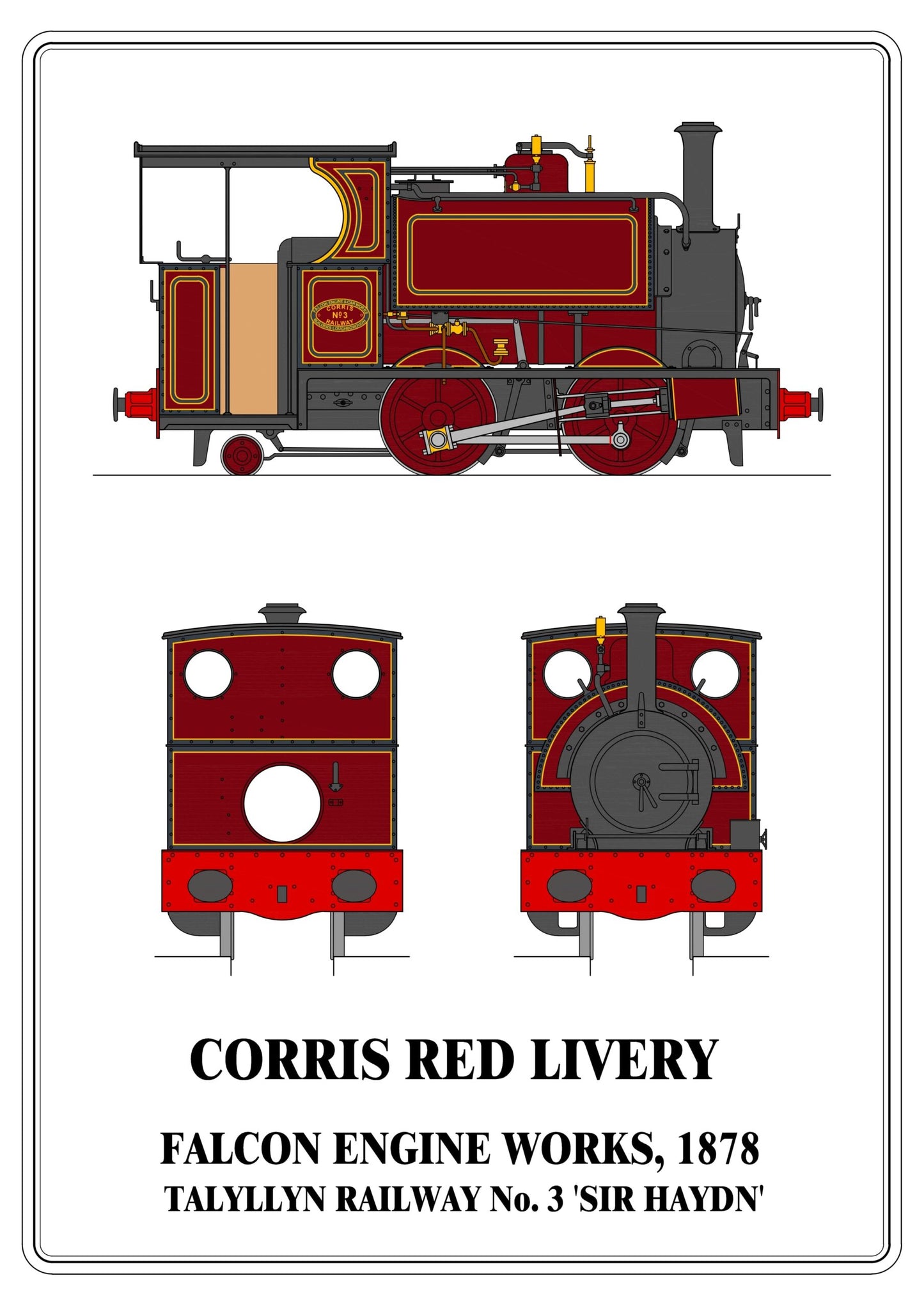 Accucraft UK 16mm ‘SIR HAYDN’ Talyllyn Railway No. 3 0-4-2 PRE ORDER