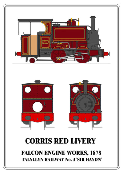 Lined Corris Red / 32mm Gauge