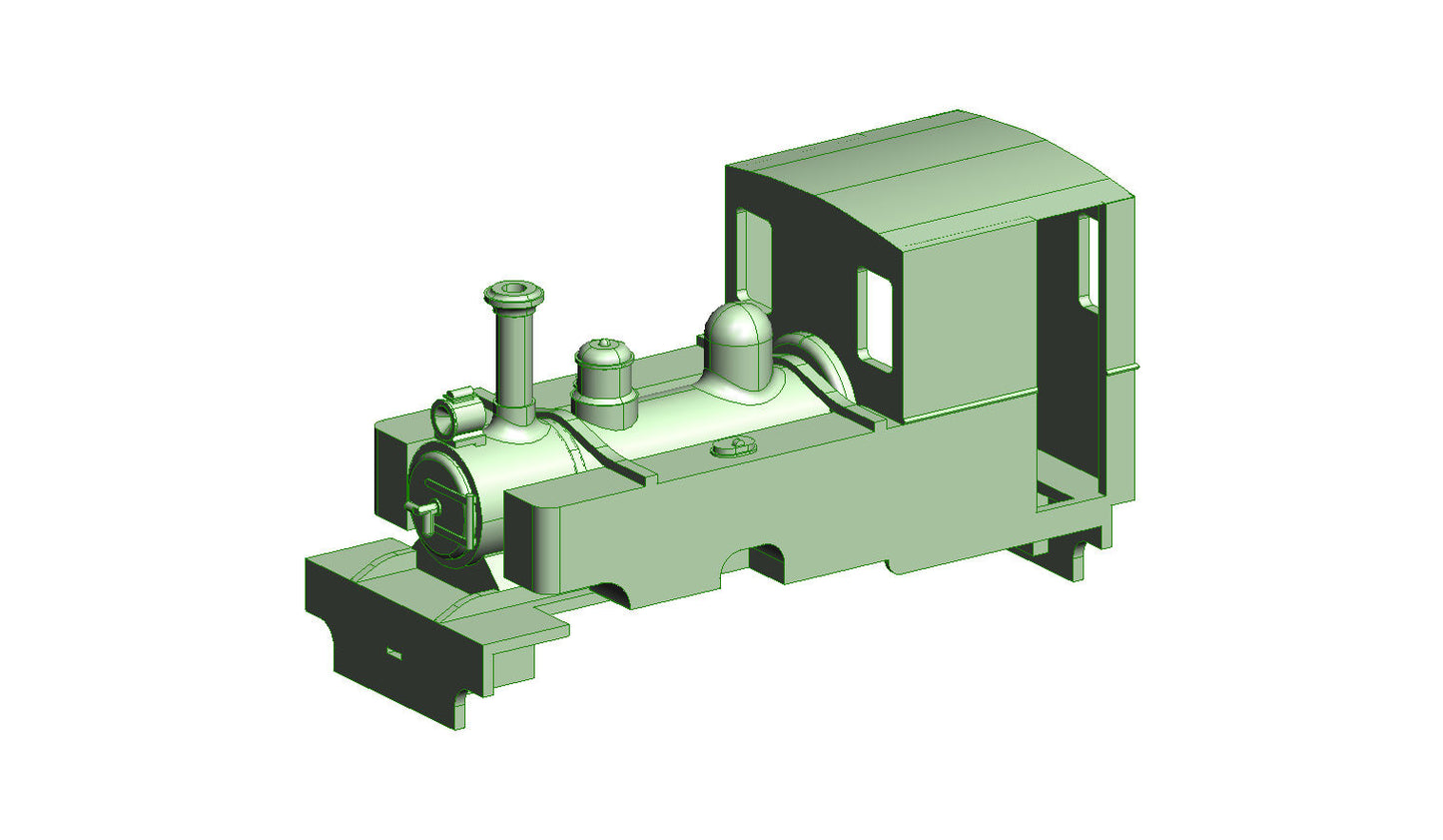 4mm Scale Cape Government Railways C Type 'Midget' - Full Cab