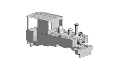 4mm Scale Cape Government Railways C Type 'Midget' - Later Extended Cab