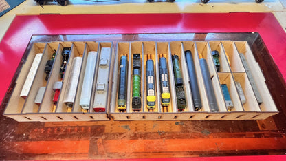TT:120 and 009 4mm Scale Multi bay Stock Box
