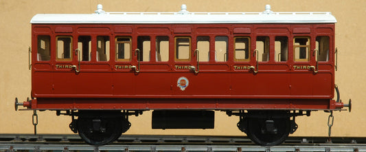 10mm Scale FCWD LB&SCR All 3rd 4w Carriage